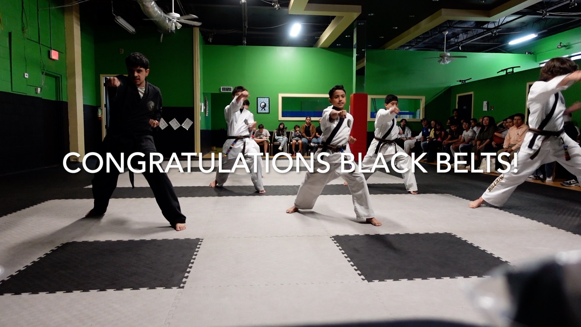 Congrats Black Belts!